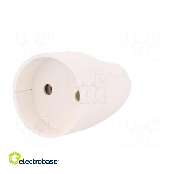 Connector: AC supply | female | socket | 2P | 250VAC | 16A | Type: round image 2
