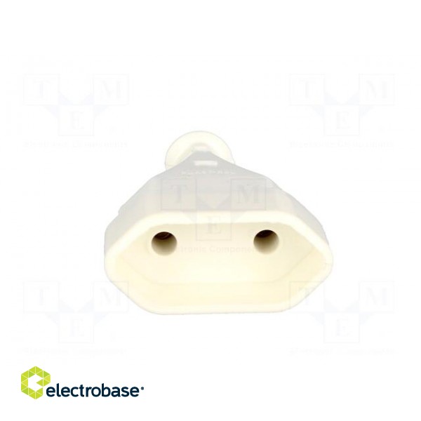Connector: AC supply | female | socket | 2P | 250VAC | 2.5A | Type: flat image 9