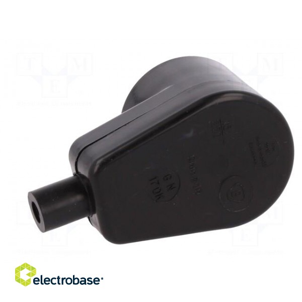 Connector: AC supply | female | socket | 2P+PE | 250VAC | 16A | black image 5