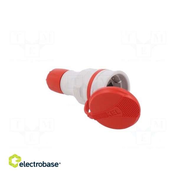 Connector: AC supply | female | socket | 2P+PE | 250VAC | 16A | for cable paveikslėlis 8