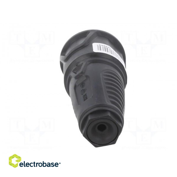 Connector: AC supply | female | socket | 2P+PE | 250VAC | 16A | for cable image 5