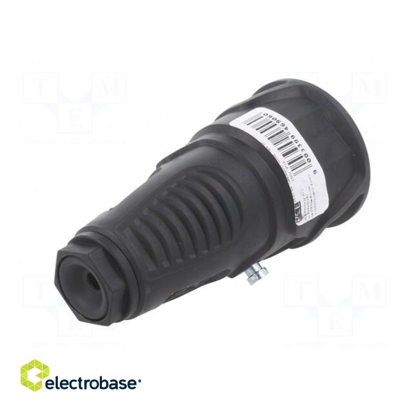 Connector: AC supply | female | socket | 2P+PE | 250VAC | 16A | for cable image 6