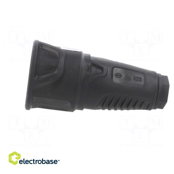 Connector: AC supply | female | socket | 2P+PE | 250VAC | 16A | for cable image 3