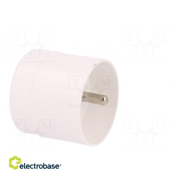 Connector: AC supply | female | socket | 2P+PE | 250VAC | 16A | white фото 8