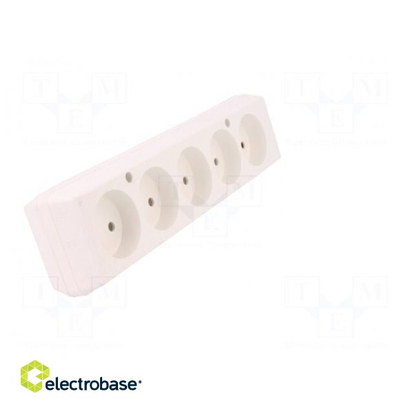 Connector: AC supply | female | splitter | 2P | 250VAC | 16A | Type: round image 8