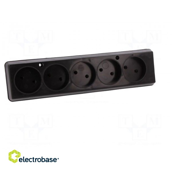 Connector: AC supply | female | splitter | 2P | 250VAC | 16A | Type: round paveikslėlis 9