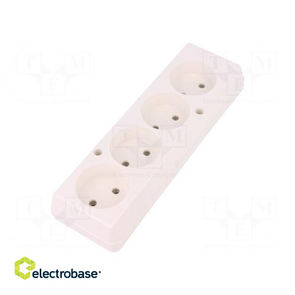 Connector: AC supply | female | splitter | 2P | 250VAC | 16A | Type: round фото 1