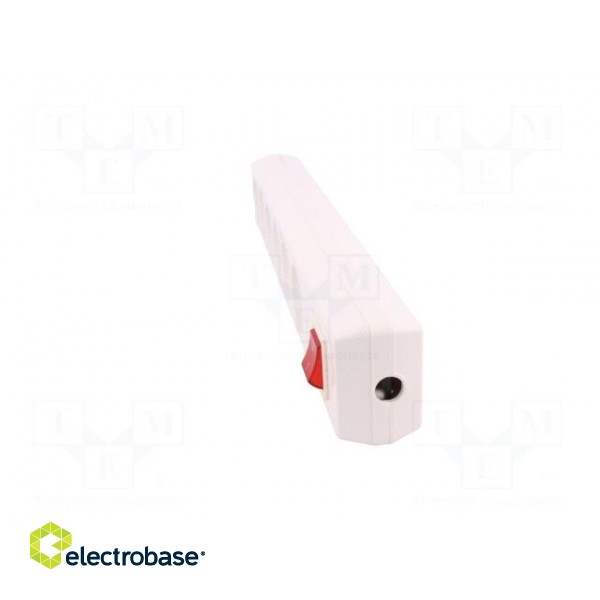 Connector: AC supply | female | splitter | 2P | 250VAC | 16A | white | IP20 image 3