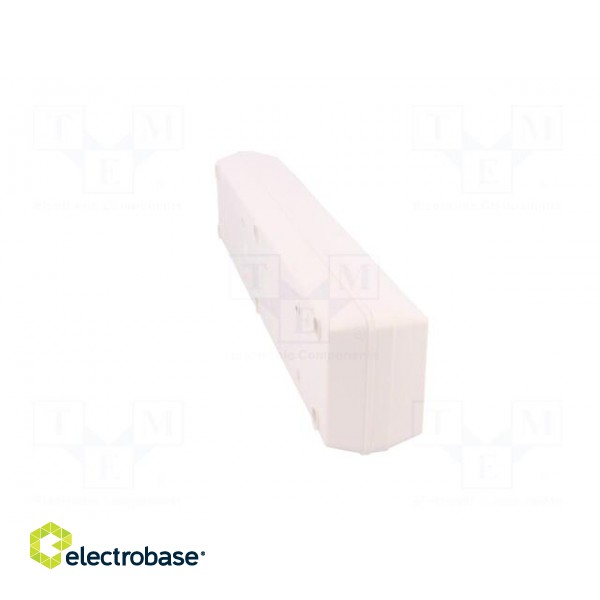 Connector: AC supply | female | splitter | 2P+PE | 250VAC | 16A | white image 7