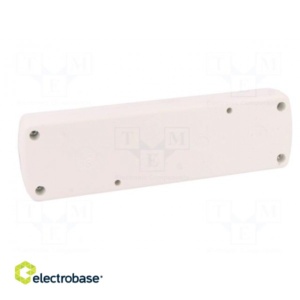 Connector: AC supply | female | splitter | 2P+PE | 250VAC | 16A | white image 5