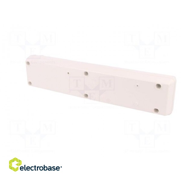 Connector: AC supply | female | splitter | 2P+PE | 250VAC | 16A | white image 6