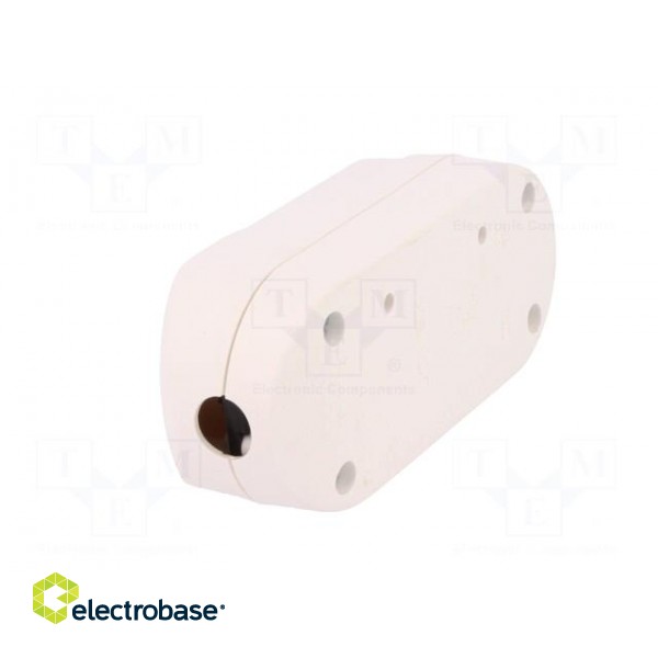 Connector: AC supply | female | splitter | 2P+PE | 250VAC | 16A | white paveikslėlis 4