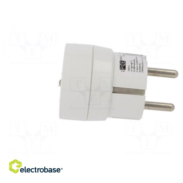 Connector: AC supply | male + female | plug/socket | 2P+PE | 250VAC image 7