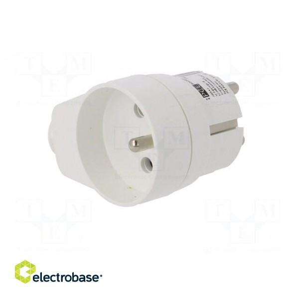 Connector: AC supply | male + female | plug/socket | 2P+PE | 250VAC фото 6
