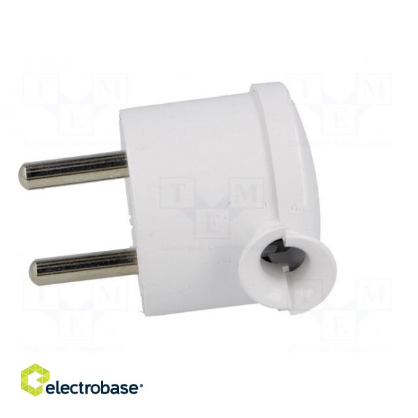 Connector: AC supply | male | plug | 2P | 230VAC | 16A | Type: round,MINI paveikslėlis 3