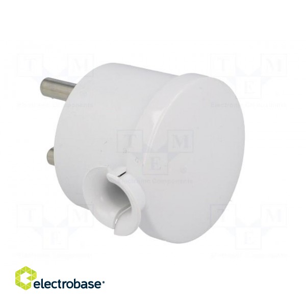 Connector: AC supply | male | plug | 2P | 230VAC | 16A | Type: round,MINI paveikslėlis 4