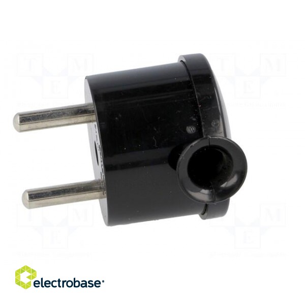Connector: AC supply | male | plug | 2P | 230VAC | 16A | Type: round,MINI image 3