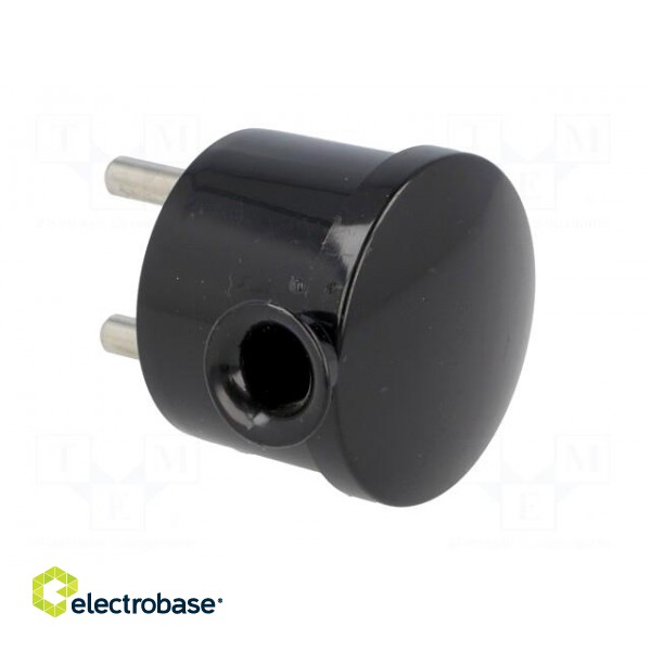Connector: AC supply | male | plug | 2P | 230VAC | 16A | Type: MINI,round image 4