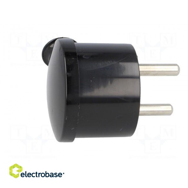Connector: AC supply | male | plug | 2P | 230VAC | 16A | Type: MINI,round image 7