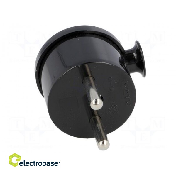 Connector: AC supply | male | plug | 2P | 230VAC | 16A | Type: round,MINI image 9
