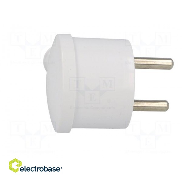 Connector: AC supply | male | plug | 2P | 230VAC | 16A | Type: round,MINI фото 7