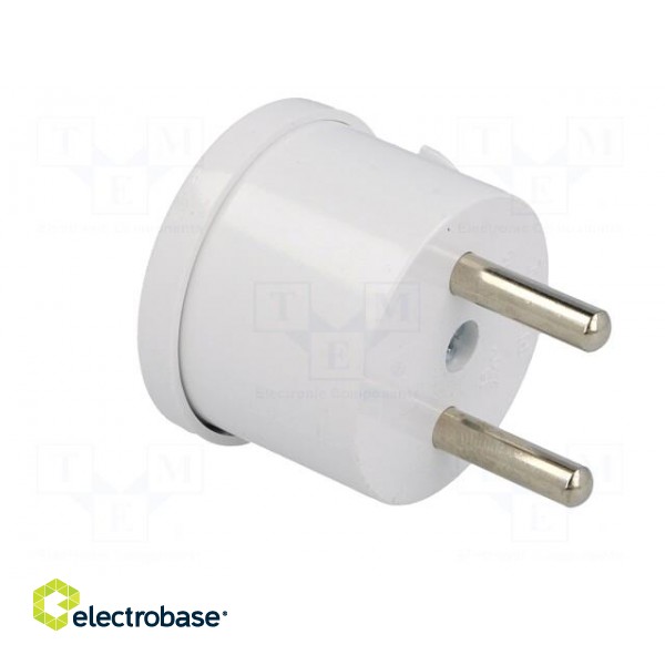 Connector: AC supply | male | plug | 2P | 230VAC | 16A | Type: round,MINI paveikslėlis 8