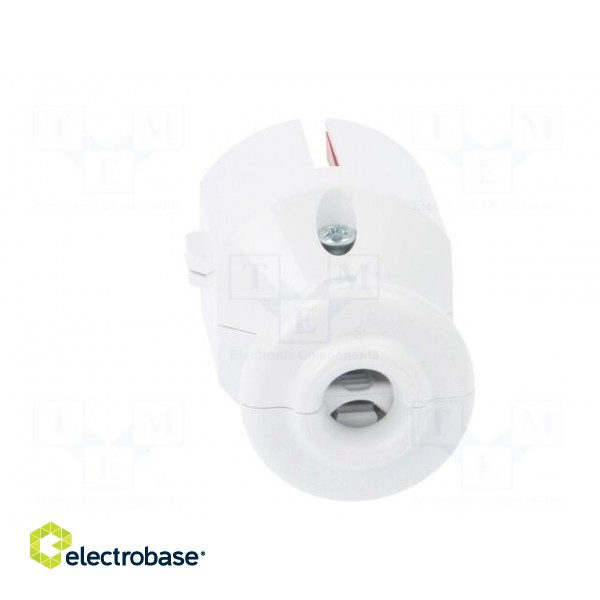 Connector: AC supply | male | plug | 2P | 250VAC | 16A | white | for cable image 5