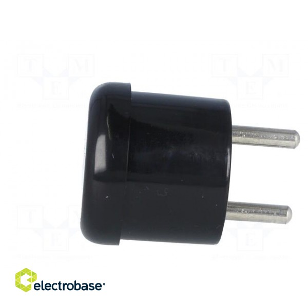 Connector: AC supply | male | plug | 2P+PE | 230VAC | 16A | black | PIN: 3 paveikslėlis 7