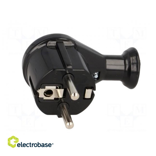 Connector: AC supply | male | plug | 2P+PE | 230VAC | 16A | black | PIN: 3 image 9