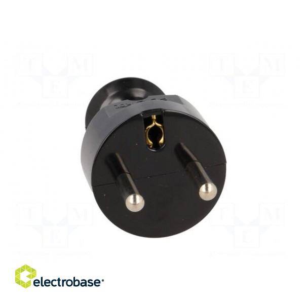 Connector: AC supply | male | plug | 2P+PE | 230VAC | 16A | black | PIN: 3 paveikslėlis 9