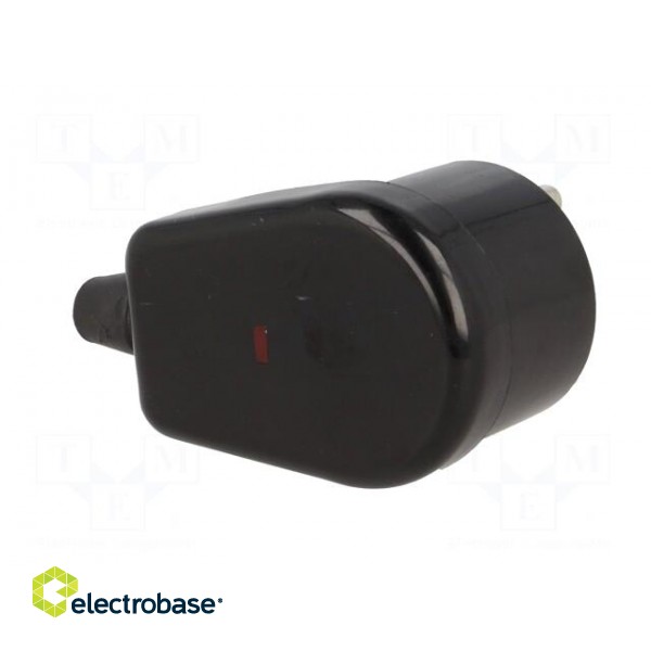 Connector: AC supply | male | plug | 2P+PE | 230VAC | 16A | black | PIN: 3 фото 6