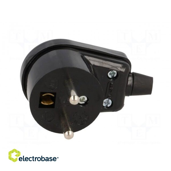 Connector: AC supply | male | plug | 2P+PE | 230VAC | 16A | black | PIN: 3 paveikslėlis 9