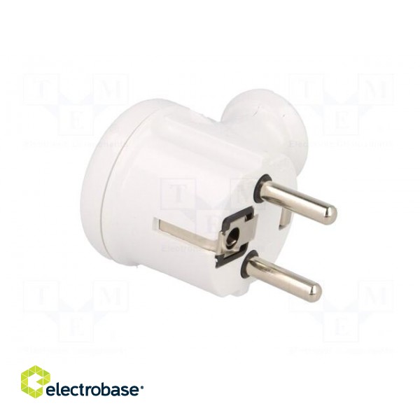 Connector: AC supply | male | plug | 2P+PE | 230VAC | 16A | white | PIN: 3 paveikslėlis 8