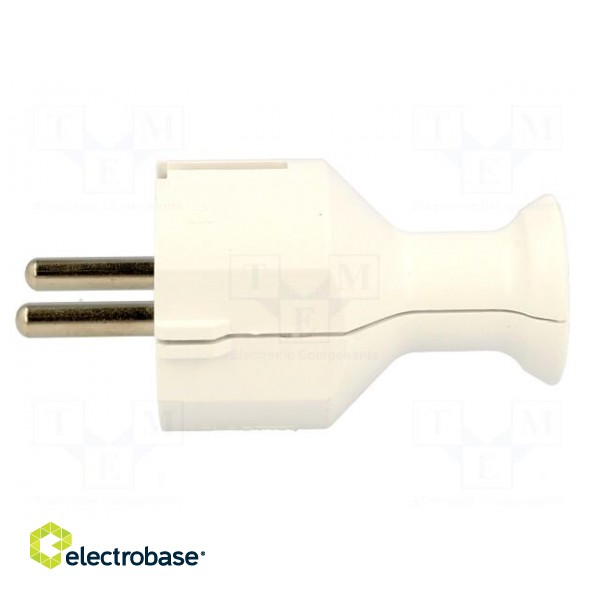 Connector: AC supply | male | plug | 2P+PE | 230VAC | 16A | white | PIN: 3 paveikslėlis 3