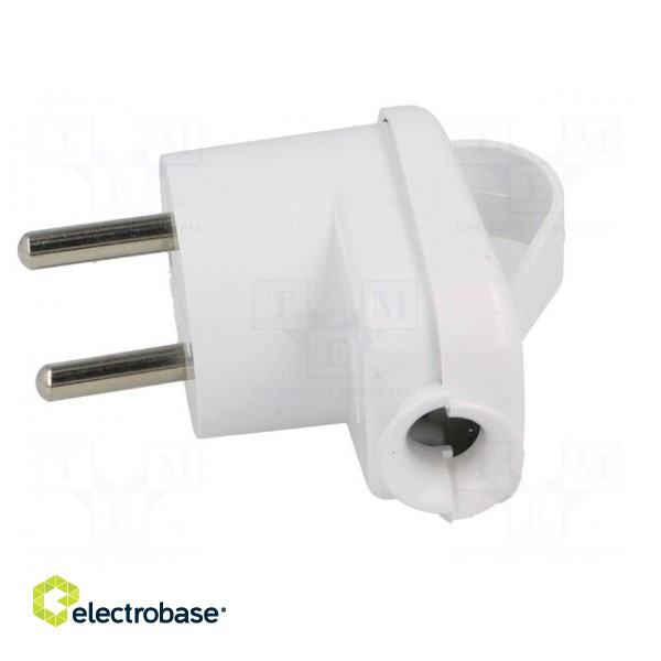 Connector: AC supply | male | plug | 2P+PE | 230VAC | 16A | white | PIN: 3 paveikslėlis 3