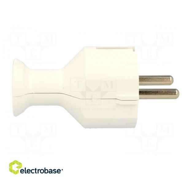 Connector: AC supply | male | plug | 2P+PE | 230VAC | 16A | white | PIN: 3 paveikslėlis 7