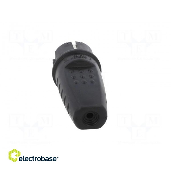 Connector: AC supply | male | plug | 2P+PE | 250VAC | 16A | black | PIN: 3 фото 5