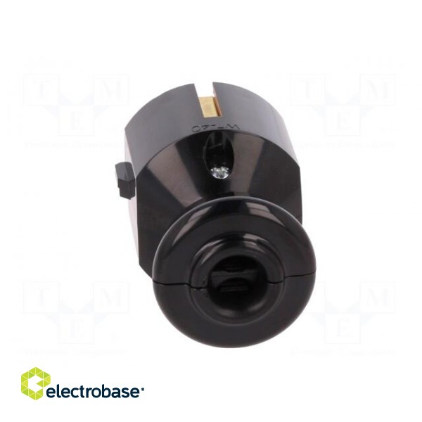 Connector: AC supply | male | plug | 2P+PE | 250VAC | 16A | black | PIN: 3 фото 5