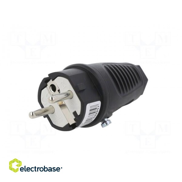 Connector: AC supply | male | plug | 2P+PE | 250VAC | 16A | for cable paveikslėlis 2