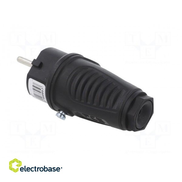Connector: AC supply | male | plug | 2P+PE | 250VAC | 16A | for cable paveikslėlis 4