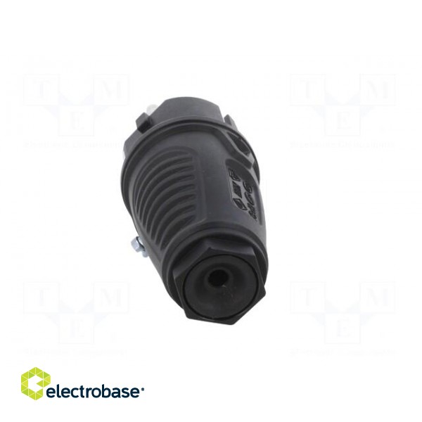 Connector: AC supply | male | plug | 2P+PE | 250VAC | 16A | for cable paveikslėlis 5