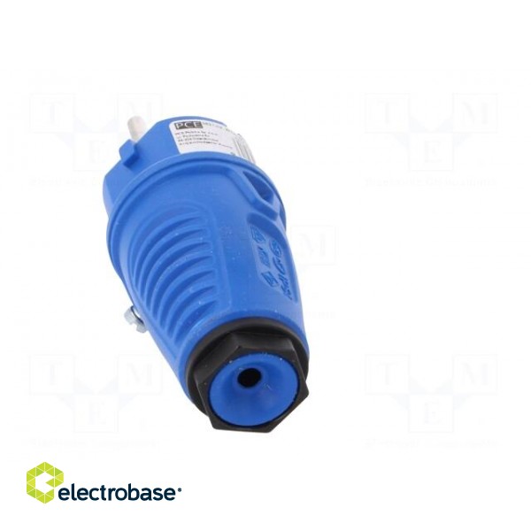 Connector: AC supply | male | plug | 2P+PE | 250VAC | 16A | for cable image 5