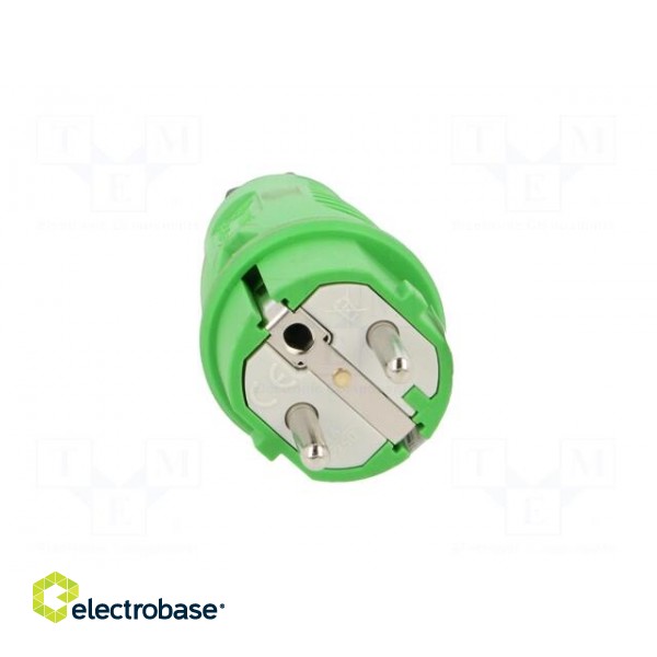 Connector: AC supply | male | plug | 2P+PE | 250VAC | 16A | for cable image 9