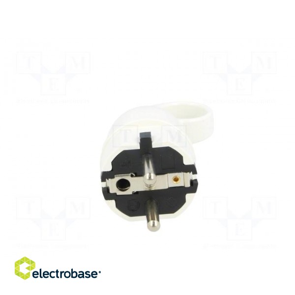 Connector: AC supply | male | plug | 2P+PE | 250VAC | 16A | white | PIN: 3 paveikslėlis 9