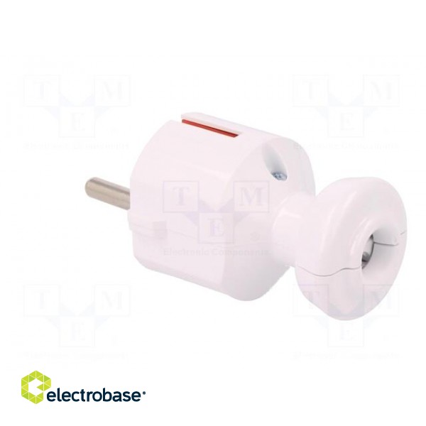 Connector: AC supply | male | plug | 2P+PE | 250VAC | 16A | white | PIN: 3 paveikslėlis 4