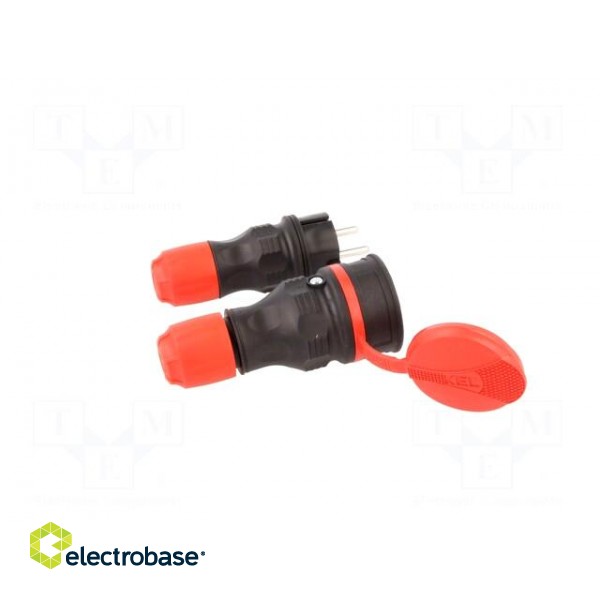 Connector: AC supply | male,female | socket,plug | 2P+PE | 250VAC | 16A image 8