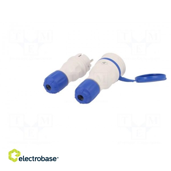 Connector: AC supply | male,female | socket,plug | 2P+PE | 250VAC | 16A image 7