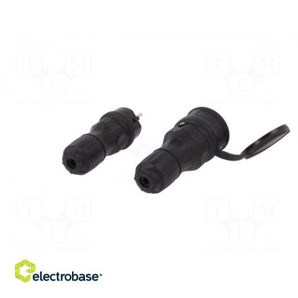 Connector: AC supply | male,female | socket,plug | 2P+PE | 250VAC | 16A image 7