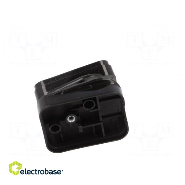 Connector: AC supply | plug | 2P+PE | 250VAC | 3A | black | PIN: 3 | angled image 8