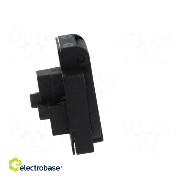 Connector: AC supply | socket | 2P+PE | 250VAC | 16A | black | PIN: 3 | IP54 image 7